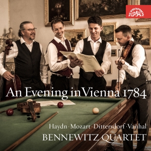 Bennewitz Quartet - An Evening In Vienna 1784 i gruppen CD / Kommande / Klassiskt hos Bengans Skivbutik AB (5565943)