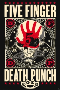 Five Finger Death Punch - Knucklehead Poster i gruppen MERCHANDISE / Merch / Hårdrock hos Bengans Skivbutik AB (5566024)