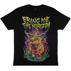 Bring Me The Horizon - Smoking Dinosaur Uni Bl T-Shirt i gruppen MERCHANDISE / T-shirt / Nyheter / Hårdrock hos Bengans Skivbutik AB (5566142r)