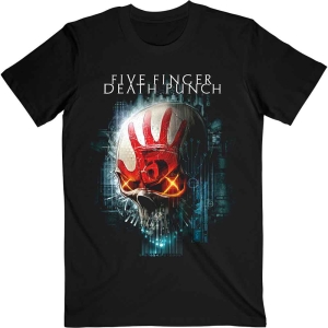 Five Finger Death Punch - Interface Skull Uni Bl T-Shirt i gruppen MERCHANDISE / T-shirt / Nyheter / Hårdrock hos Bengans Skivbutik AB (5566143r)