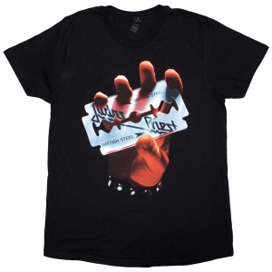 Judas Priest - British Steel Lady Bl T-Shirt i gruppen MERCHANDISE / T-shirt / Nyheter / Hårdrock hos Bengans Skivbutik AB (5566145r)