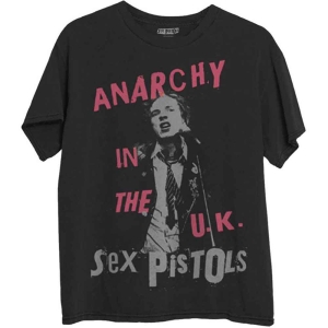 Sex Pistols - Anarchy In The Uk Bl T-Shirt i gruppen MERCHANDISE / T-shirt / Nyheter / Punk hos Bengans Skivbutik AB (5566340r)