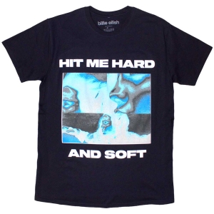 Billie Eilish - Hit Me Hard And Soft.. Navy T-Shirt i gruppen MERCHANDISE / T-shirt / Pop-Rock hos Bengans Skivbutik AB (5566998r)