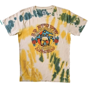 Grateful Dead - Jester Uni Natrl Dip-Dye T-Shirt i gruppen MERCHANDISE / T-shirt / Pop-Rock hos Bengans Skivbutik AB (5567281r)