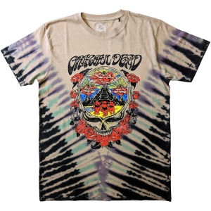 Grateful Dead - Eye Clouds Uni Sand Dip-Dye T-Shirt i gruppen MERCHANDISE / T-shirt / Pop-Rock hos Bengans Skivbutik AB (5567284r)