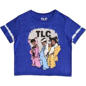 Tlc - Cartoon Uni Blue Dip-Dye Crop Top i gruppen MERCHANDISE / T-shirt / RnB-Soul hos Bengans Skivbutik AB (5567292r)