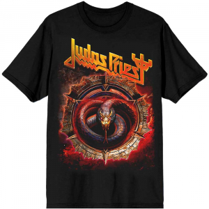 Judas Priest - The Serpent Uni Bl T-Shirt i gruppen MERCHANDISE / T-shirt / Hårdrock hos Bengans Skivbutik AB (5567532r)