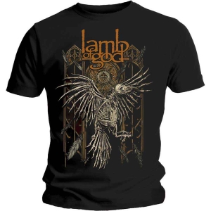 Lamb Of God  - Crow Uni Bl T-Shirt i gruppen MERCHANDISE / T-shirt / Hårdrock hos Bengans Skivbutik AB (5567535r)