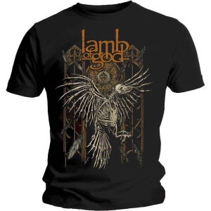 Lamb Of God - Crow Uni Bl T-Shirt i gruppen MERCHANDISE / T-shirt / Hårdrock hos Bengans Skivbutik AB (5567535r)