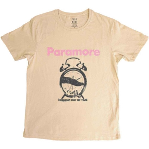 Paramore - Clock Uni Sand T-Shirt i gruppen MERCHANDISE / T-shirt / Pop-Rock hos Bengans Skivbutik AB (5567538r)