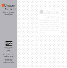 Ultravox - Lament i gruppen VI TIPSAR / Record Store Day / RSD BF 2024 hos Bengans Skivbutik AB (5568029)