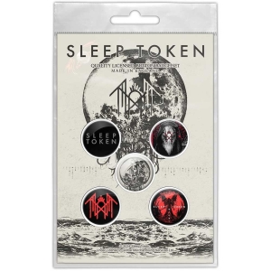 Sleep Token - Take Me Back To Eden Button Badge Pack i gruppen MERCHANDISE / Merch / Hårdrock hos Bengans Skivbutik AB (5569037)