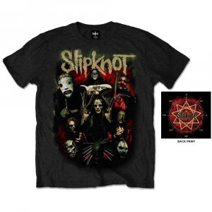 Slipknot - Come Play Dying Back Print Uni Bl T-Shir i gruppen MERCHANDISE / T-shirt / Hårdrock,Pop-Rock hos Bengans Skivbutik AB (5569279r)