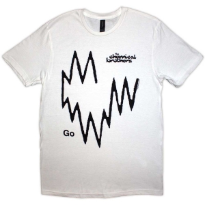 The Chemical Brothers - Go Uni Wht T-Shirt i gruppen MERCHANDISE / T-shirt / Elektroniskt hos Bengans Skivbutik AB (5569303r)