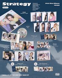 Twice - Strategy SET (Step 4 Ver.) + Photocards i gruppen ÖVRIGT / Övrigt / Artiklar-kommande hos Bengans Skivbutik AB (5569579)