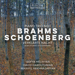 Sofya Melikyan & David Haroutunian & Mikayel Hakhnazaryan - Brahms: Piano Trio No. 1 - Schoenberg: Verklärte Nacht (Arr. Eduard Steuermann) i gruppen ÖVRIGT / Övrigt / aub hos Bengans Skivbutik AB (5569609)