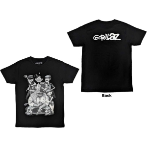 Gorillaz - George Spray Uni Bl T-Shirt i gruppen MERCHANDISE / T-shirt / Pop-Rock hos Bengans Skivbutik AB (5569961r)