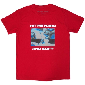 Billie Eilish - Hit Me Hard And Soft Negative Uni Red i gruppen MERCHANDISE / T-shirt / Pop-Rock hos Bengans Skivbutik AB (5570038r)