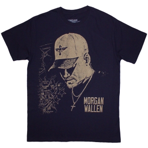 Morgan Wallen - Cap Uni Blue i gruppen MERCHANDISE / T-shirt / Country hos Bengans Skivbutik AB (5570045r)