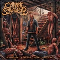 Carnal Savagery - Graveworms, Cadavers, Coffins And B i gruppen ÖVRIGT / Övrigt / Artiklar-kommande hos Bengans Skivbutik AB (5570642)