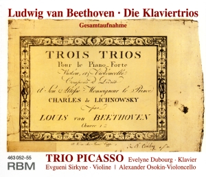 Trio Picasso - Ludwig Van Beethoven - Piano Trios i gruppen CD / Klassiskt hos Bengans Skivbutik AB (5570711)