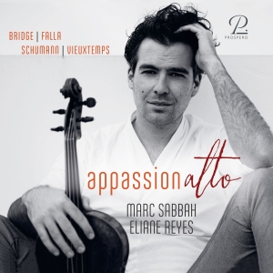 Marc Sabbah Eliane Reyes - Appassionalto - Works For Viola & P i gruppen CD / Klassiskt hos Bengans Skivbutik AB (5570795)