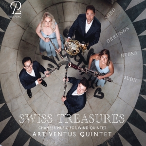 Art'ventus Quintet - Swiss Treasures - Unknown Swiss Mus i gruppen CD / Klassiskt hos Bengans Skivbutik AB (5570813)