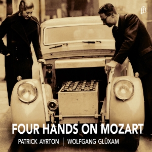 Patrick Ayrton & Wolfgang Glüxam - Four Hands On Mozart i gruppen CD / Klassiskt hos Bengans Skivbutik AB (5571660)