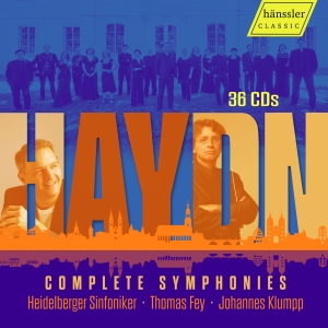 Heidelberger Sinfoniker Thomas Fey - Haydn: Complete Symphonies i gruppen CD / Kommande / Klassiskt hos Bengans Skivbutik AB (5573219)