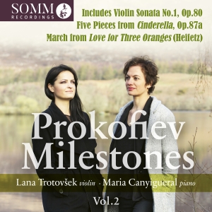 Lana Trotovsek Maria Canyigueral - Prokofiev: Milestones, Vol. 2 i gruppen CD / Kommande / Klassiskt hos Bengans Skivbutik AB (5573641)