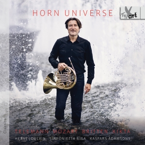 Herve Joulain Sinfonietta Riga Cha - Horn Universe – Works For Horn, Ten i gruppen CD / Kommande / Klassiskt hos Bengans Skivbutik AB (5573645)