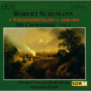 Studio Vocale Karlsruhe Werner Pfa - Robert Schumann: Choral Works Vol. i gruppen CD / Klassiskt hos Bengans Skivbutik AB (5573842)