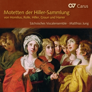 Sächsisches Vocalensemble - Motets Of The Hiller-Collection i gruppen VI TIPSAR / Julklappstips CD hos Bengans Skivbutik AB (5574453)