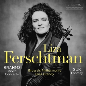 Liza Ferschtman & Brussels Philharmonic & Elias Grandy - Brahms: Violin Concerto / Suk: Fantasy Op. 24 i gruppen ÖVRIGT / Övrigt / aub hos Bengans Skivbutik AB (5574857)