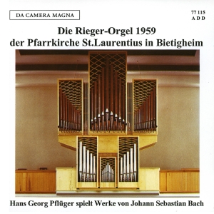 Pflüger Hans Georg - The Rieger Organ Of St Laurentius I i gruppen VI TIPSAR / Julklappstips CD hos Bengans Skivbutik AB (5574873)