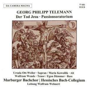 Telemann G P - Der Tod Jesu Twv 5:6 i gruppen VI TIPSAR / Julklappstips CD hos Bengans Skivbutik AB (5574894)