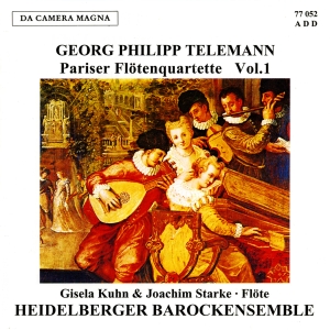 Telemann G P - Flute Quartets, Vol. 1 i gruppen VI TIPSAR / Julklappstips CD hos Bengans Skivbutik AB (5574895)