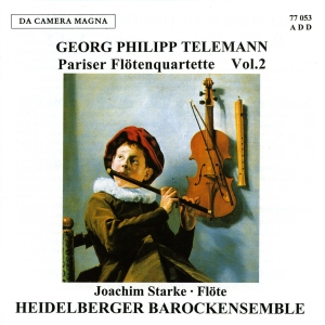 Telemann G P - Flute Quartets, Vol. 2 i gruppen VI TIPSAR / Julklappstips CD hos Bengans Skivbutik AB (5574896)