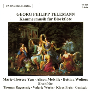 Telemann G P - Chamber Music For Flute i gruppen VI TIPSAR / Julklappstips CD hos Bengans Skivbutik AB (5574977)