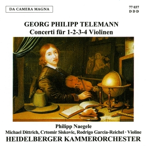 Telemann G P - Concertos For 1-2-3-4 Violins i gruppen VI TIPSAR / Julklappstips CD hos Bengans Skivbutik AB (5574980)