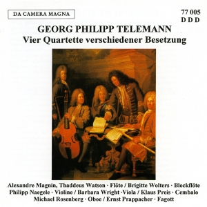 Telemann G P - 4 Quartets i gruppen VI TIPSAR / Julklappstips CD hos Bengans Skivbutik AB (5574992)