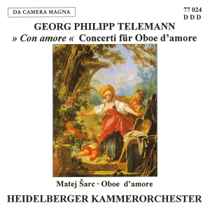 Telemann G P - Concertos For Oboe D'amore i gruppen VI TIPSAR / Julklappstips CD hos Bengans Skivbutik AB (5575007)