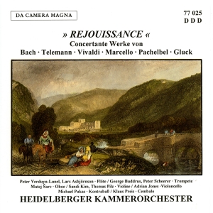 Heidelberger Kammerorchester - Rejouissance i gruppen CD / Klassiskt hos Bengans Skivbutik AB (5575008)