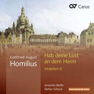 Homilius - Gottfried August Homilius - Motets i gruppen CD / Klassiskt hos Bengans Skivbutik AB (5575089)