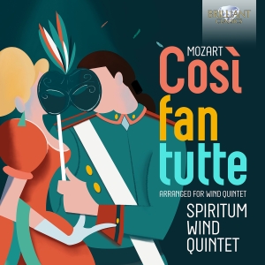 W A Mozart - Cosi Fan Tutte, Arranged For Wind Q i gruppen CD / Kommande / Klassiskt hos Bengans Skivbutik AB (5575321)