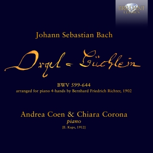 J.S. Bach - Orgelbuchlein, Bwv 599-644 Arranged i gruppen CD / Kommande / Klassiskt hos Bengans Skivbutik AB (5575324)