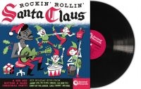 Various Artists - Rockin Rollin Santa Claus (Black Vi i gruppen VINYL / Nyheter / Julmusik hos Bengans Skivbutik AB (5575384)