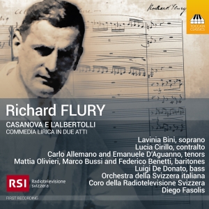 Richard Flury - Casanova E L'albertolli, Comedia Li i gruppen CD / Kommande / Klassiskt hos Bengans Skivbutik AB (5575458)