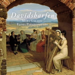 Mara Galassi Flora Papadopoulos - Davidsharfen - Works By Weiss, Bach i gruppen VI TIPSAR / Julklappstips CD hos Bengans Skivbutik AB (5576077)