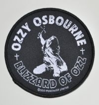 Ozzy Osbourne - Patch Blizzard Of Ozz (9,2 X 9,2 Cm i gruppen MERCHANDISE / Accessoarer / Hårdrock hos Bengans Skivbutik AB (5577286)